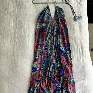 Halter maxi dress